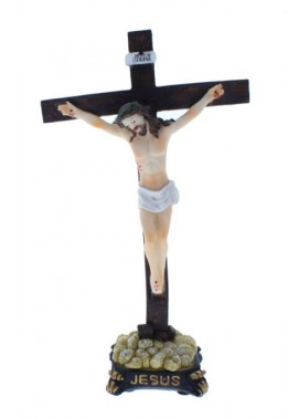 10x6 Jesus en la Cruz con Base